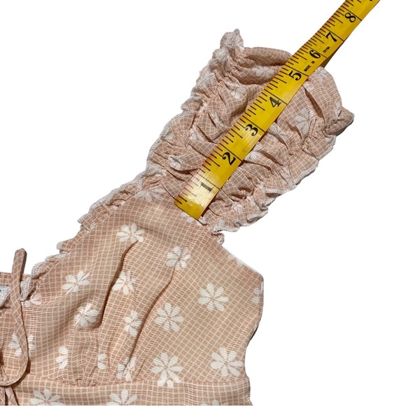 Urban Outfitters | Women | Prairie A-Line Floral Mini Dress | Small Petite - Picture 7 of 13